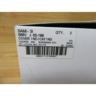 Bussmann SAMI-3I Fuse Cover SAMI3I (Pack of 3)