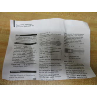 Balluff BKS-S 32M-00 BKSS32M00 Connector 8-Pin