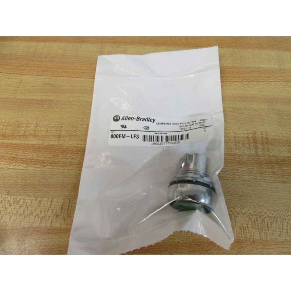 Allen Bradley 800FM-LF3 Illuminated Flush Push Button 800FMLF3