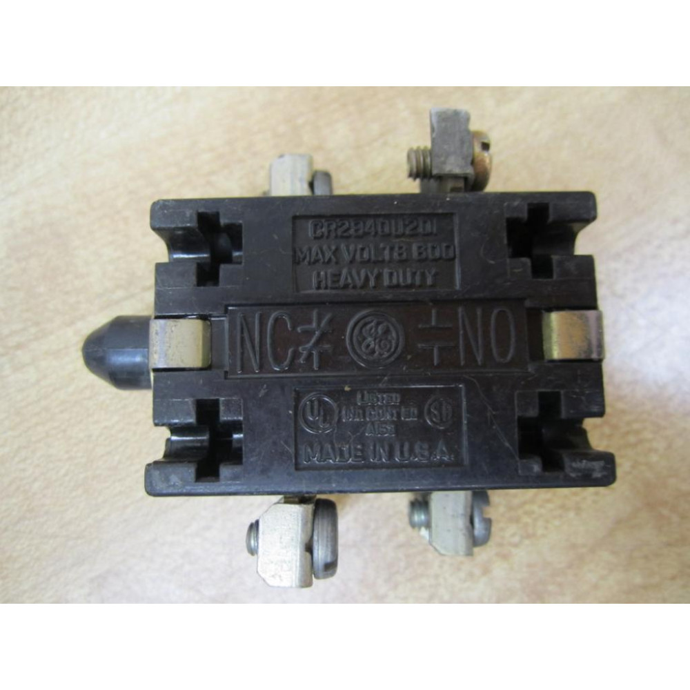 General Electric CR2940U201 Contact Block - Used