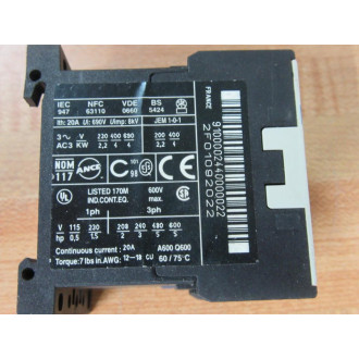 Schneider LP1-K09-10BD Telemecanique  LP1K0910BD - New No Box