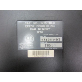 Allen Bradley 1775-MED Ram Memory Module 966054 01 - Used