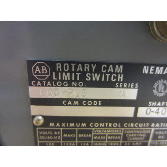 Allen Bradley 803-PL6 Rotary Cam Limit Switch 803PL6 - New No Box