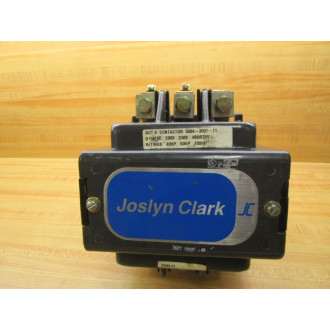 Joslyn Clark 5004-3001-11 Ward Leonard Contactor 5004300111 120V Coil - Used