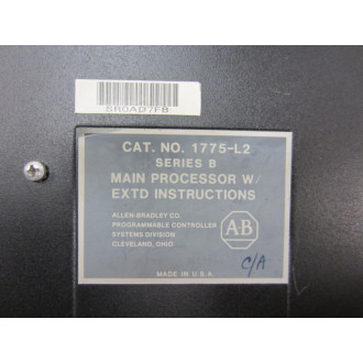 Allen Bradley 975077-04 Processor 1775-L2 Series B - Used