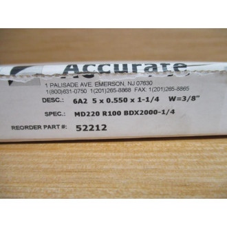 Accurate Diamond Tool 52212 Grinding Wheel MD220 R100 BDX2000-14