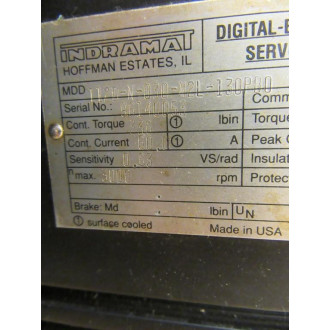 Indramat 112D-N-030-N2L-130PB0 Motor 112DN030N2L130PB0 - Used