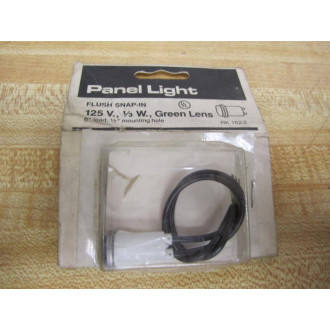 Burndy RK 162-2 Panel Light Flush Snap-In  RK1622 Green