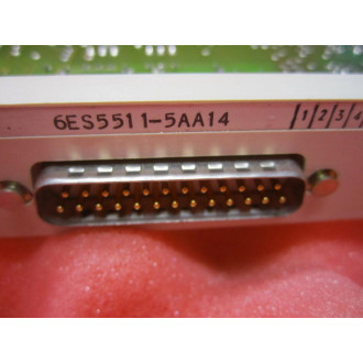 Siemens 6ES5-511-5AA14 Module 6ES55115AA14 - New No Box