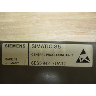 Siemens 6ES5-942-7UA12 Module - Used
