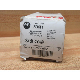 Allen Bradley 800H-FRXTQ24RA1 Push Pull Button W800T-XA1Blank