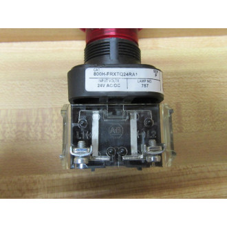 Allen Bradley 800H-FRXTQ24RA1 Push Pull Button W800T-XA1Blank