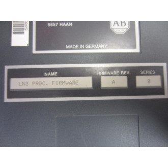 Allen Bradley 1772-LN3 PLC-2 Mini Processor 1772LN3 FW Rev.A Series B - Used