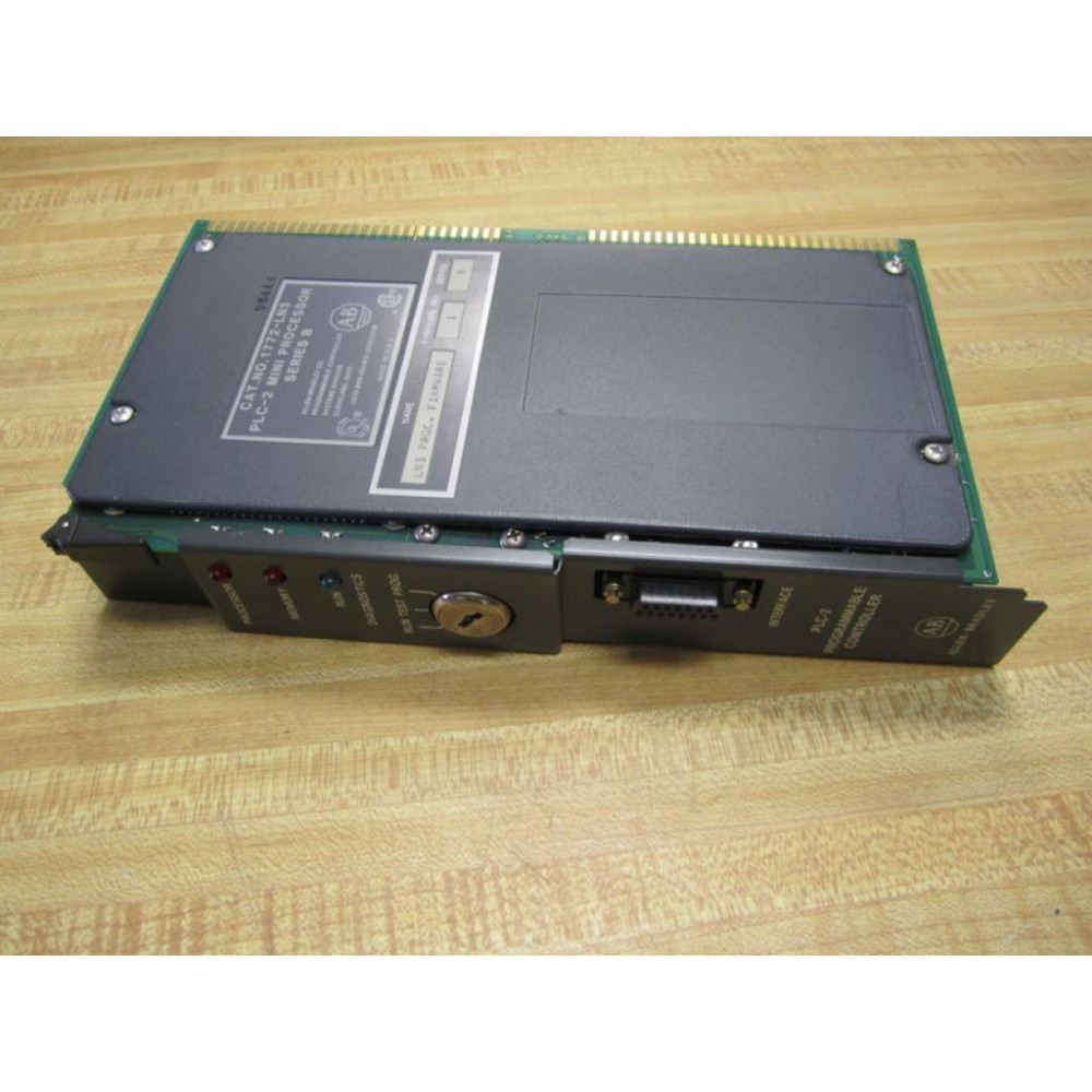 Allen Bradley 1772-LN3 PLC-2 Mini Processor 1772LN3 FW Rev.1 Ser.B wKeys - Used