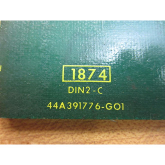 General Electric 44A391776-G01 GE DIN2-C Board 44B392228-001 - Used