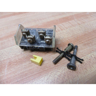 Allen Bradley 800T-XA Block 800TXA WClips & Bolts - Used