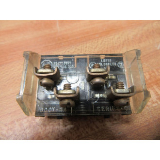 Allen Bradley 800T-XA Block 800TXA WClips & Bolts - Used