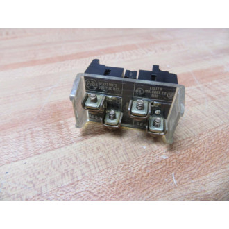 Allen Bradley 800T-XA Block 800TXA WClips & Bolts - Used