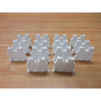 Allen Bradley 1492-W4 Terminal Blocks White 1492-W4W (Pack of 14) - New No Box