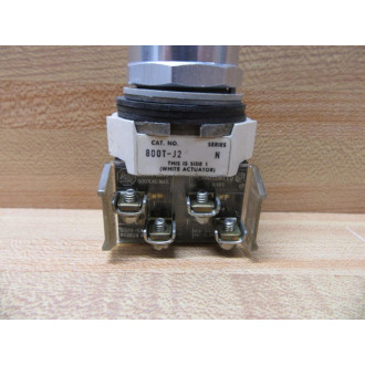Allen Bradley 800T-J2A Selector Switch 800TJ2A w800T-XA - Used