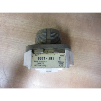Allen Bradley 800T-J91 Switch 800TJ91 WO Operating Head - Used