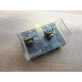 Allen Bradley 800T-XD2 Contact Block 800TXD2 WYellow Clip & Bolts - Used