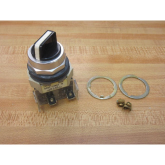 Allen Bradley 800T-J2B 3-Pos. Selector Switch W(2) 800T-XA Series N