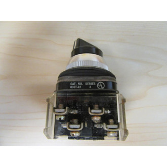 Allen Bradley 800T-J2B 3-Pos. Selector Switch Series B