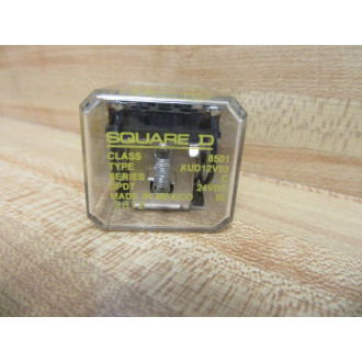 Square D 8501-KUD12V53-24V DC Relay 8501-KUD12V53-24VDC Series C