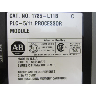 Allen Bradley 1785-L11B Module Series C FW Rev.E  WKey - Used
