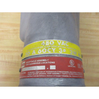 Crouse & Hinds BHRC3483D Receptacle Assembly - New No Box