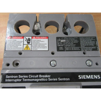 Siemens HFXD63B150 150A Circuit Breaker HFXD63B150L - Used