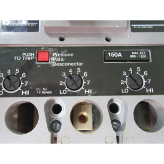 Siemens HFXD63B150 150A Circuit Breaker HFXD63B150L - Used