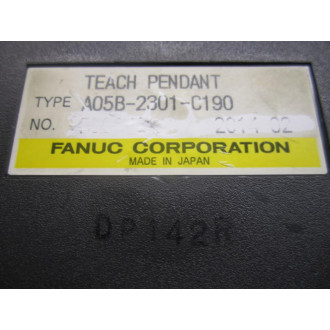 Fanuc A05B-2301-C190 Teach Pendant A05B2301C190 Encl Only wHardware - Used
