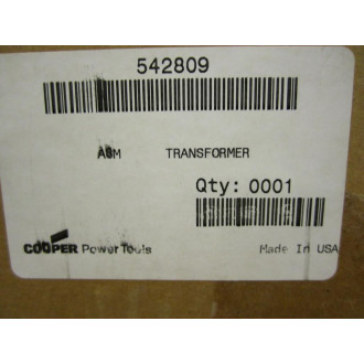 Cooper 542809 Transformer Jelonnek