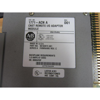 Allen Bradley 1771-ACN Module 1771ACN Ser A