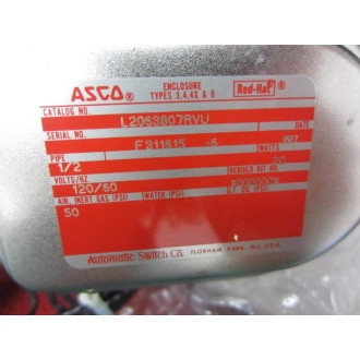 Asco L206380-7RVU-120 Solenoid Valve L2063807RVU