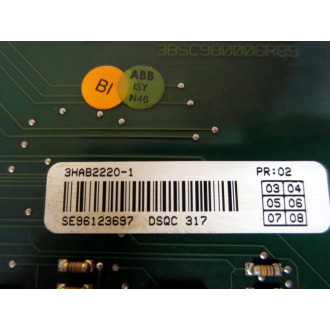 ABB 3HAB2220-1 DSQC 317 Memory E Board 3BSC980006R89 - Used