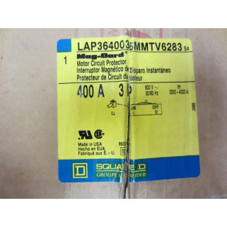 Square D LAP3640036MMTV6283 Motor Circuit Protector