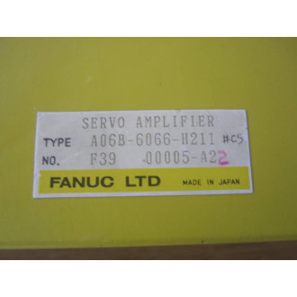 Fanuc A06B-6066-H211 Amplifier A06B6066H211 Case Only - Used
