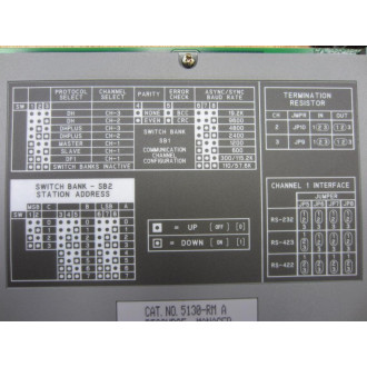 Allen Bradley 5130-RM Host Board 5130RM Ser A Firmware Rev A08 - New No Box