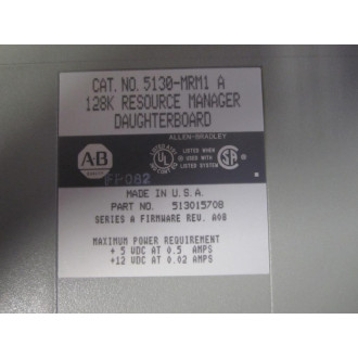 Allen Bradley 5130-RM Host Board 5130RM Ser A Firmware Rev A08 - New No Box