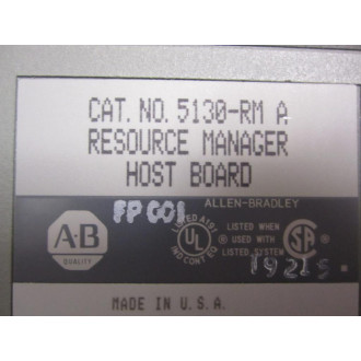 Allen Bradley 5130-RM Host Board 5130RM Firmware Rev A10 Ser A - Refurbished