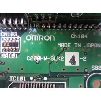 Omron C200HW-SLK24-2 Circuit Board C200HW-SLK23-2 - Used