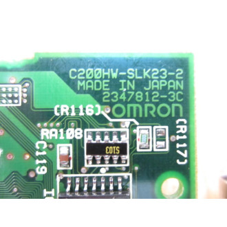 Omron C200HW-SLK24-2 Circuit Board C200HW-SLK23-2 - Used