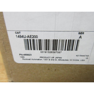 Allen Bradley 1494U-AE200 Electrical Interlock 1494UAE200