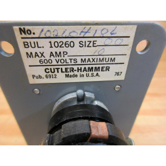 Cutler Hammer Eaton 10260-H186 3-Pos Switch 10260-H186A - New No Box