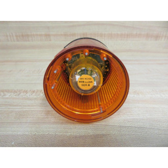 Allen Bradley 855T-B24GL5 Stack Light Amber 855TB24GL5 With Bulb 855E-LL24A