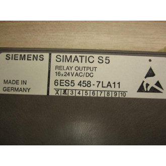 Siemens 6ES5-458-7LA11 Module - Used