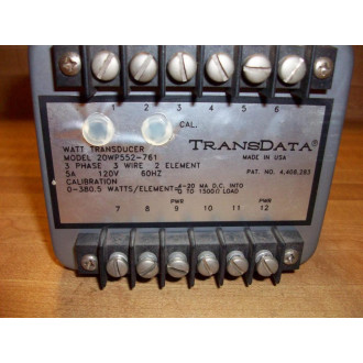 TransData 20WP552-761 Transducer - Used
